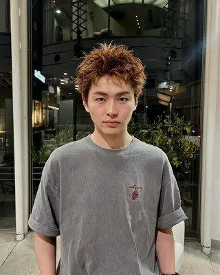 ショート カラー メンズ メンズ🔥 撮影モデル募集のヘアスタイル