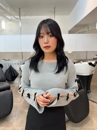 ロング カラー 一樹ハイトーン/ブリ ーチ/透明感カラーのヘアスタイル