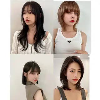 ミディアム カラー 笠原 健人のヘアスタイル