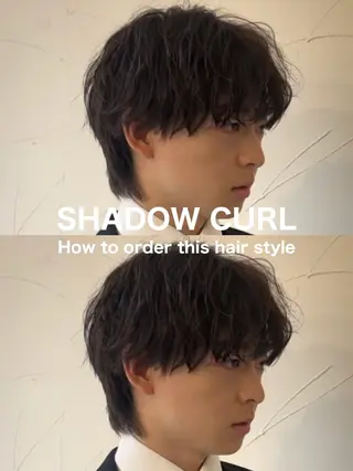 ショート パーマ メンズ masahiro 波巻きシャドウパーマのヘアスタイル