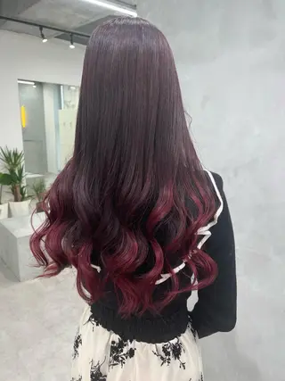ロング カラー ウルフ🐺/ボブ ハイトーン🌈/増田のヘアスタイル