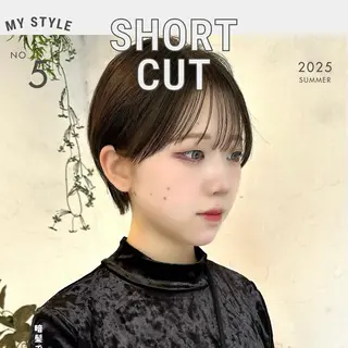 ショート カラー 京都大人女性ショート 徒歩1分/秋山のヘアスタイル