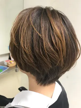 ショート メンズニュアンス パーマ特化akaneのヘアスタイル