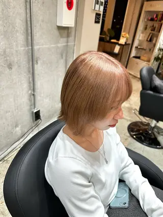 ショート カラー ✨髪質改善/ブリーチ /ショート高山のヘアスタイル