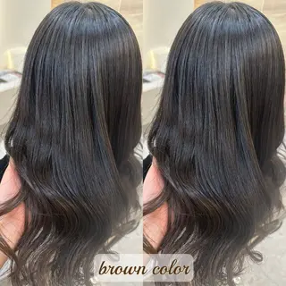 セミロング lovis🧸ゆうあ 🧸/透明感カラーのヘアスタイル