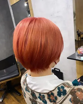 ショート カラー 髪質改善/レイヤー カット手塚奨のヘアスタイル