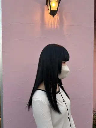 ロング カラー 透明感カラー/ くびれヘア/ユウユのヘアスタイル