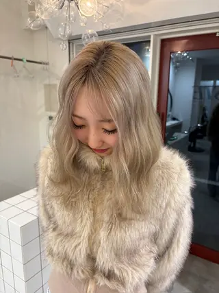 カラー 梅田/艶カラー/ じゅなのヘアスタイル