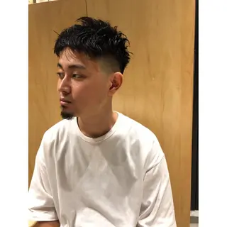 メンズ 🌈圧倒的デザイン パーマ　関和希のヘアスタイル