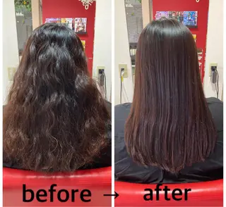 セミロング ルーチェ【luce】ヘアリゾート宝塚歌劇前店所属・岸本 友子のヘアスタイル