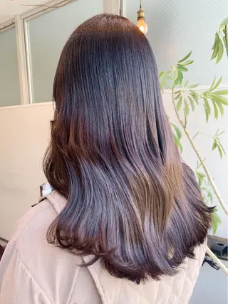 セミロング SALOWIN 銀座一丁目店所属・髪質改善/縮毛矯正 🎀小林 唯 🎀のヘアスタイル