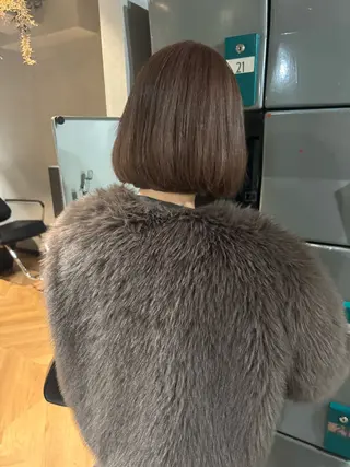 ミディアム カラー パーマ ヘアアレンジ メンズ 心斎橋美容室 Junのヘアスタイル