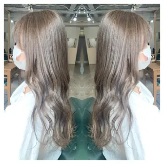 ロング カラー 村山 茉衣のヘアスタイル