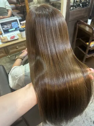 ロング カラー 小澤 一稀のヘアスタイル