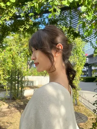 ヘアアレンジ M.SLASH センター北所属・山内 七鐘のヘアスタイル