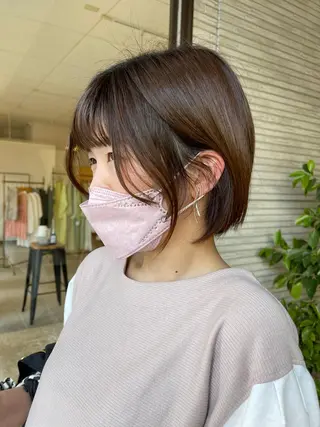 ショート カラー 【AMANEQ】 yuka🦋のヘアスタイル