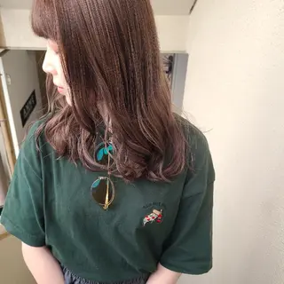 セミロング カラー 🔳髪質改善🔳 岡本陽のヘアスタイル