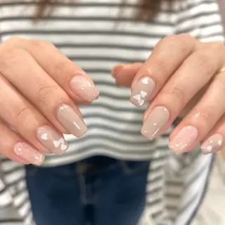 ネイル 🎀チーク/ちゅるん 🫧chisa🎀のネイルデザイン