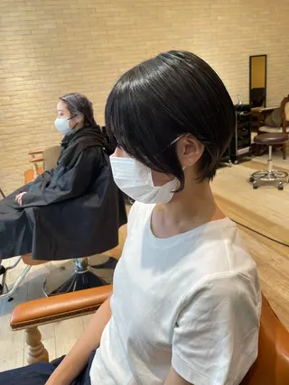 ショート 亀川蓮 Agu hairのヘアスタイル