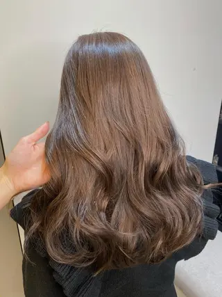 セミロング カラー 中村 かおりのヘアスタイル