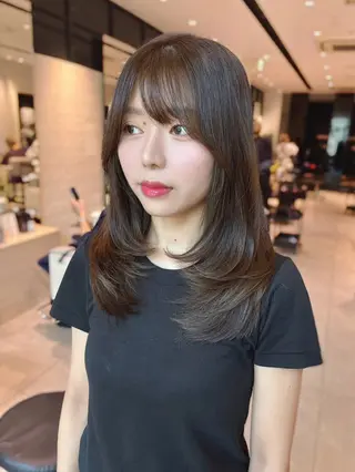 ロング stair:case 武蔵小杉店所属・艶カラーリスト 牛込萌香のヘアスタイル