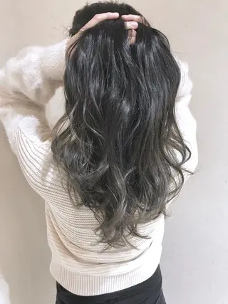 ロング カラー パーマ ヘアアレンジ filo byFeria渋谷所属・縮毛矯正/美髪 髪質改善/石田幸輔のヘアスタイル