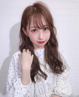 セミロング カラー ハイトーン✨髪質改善 ✨スパ得意✨ミヤタのヘアスタイル