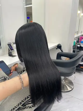 セミロング カラー ヘアアレンジ flammeum所属・ハイトーン/ボブ /misakiのヘアスタイル