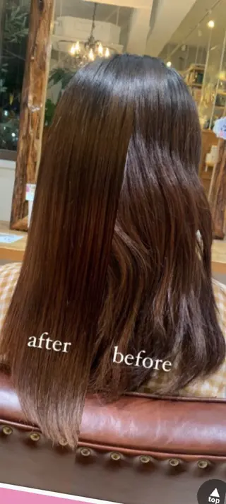 カラー 鈴木 智里のヘアスタイル