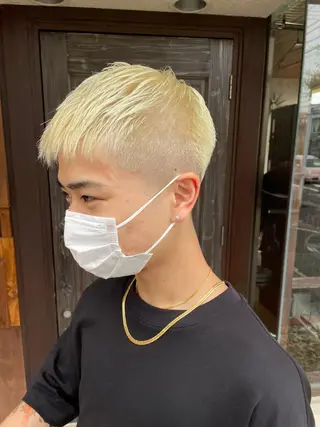 ショート カラー メンズ 🌝秦 美羽🌝のヘアスタイル