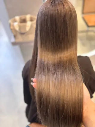 ロング 小澤 璃奈のヘアスタイル