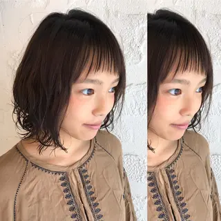 ショート パーマ 嶋佐 昌大 シマサマオのヘアスタイル
