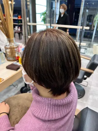 ショート カラー 🌞レイヤー×カラー 前川那津美🌞のヘアスタイル