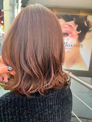 ミディアム カラー Stir maison[ステアメゾン]所属・layer cut /MIKUのヘアスタイル