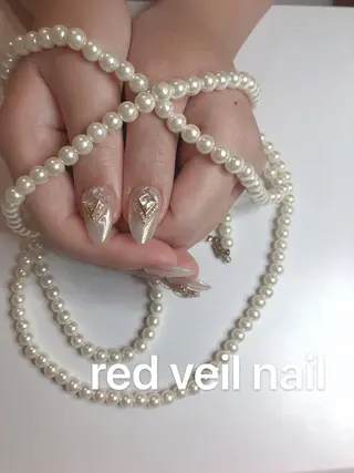 セミロング ネイル 長さ出し専門 nynaのネイルデザイン