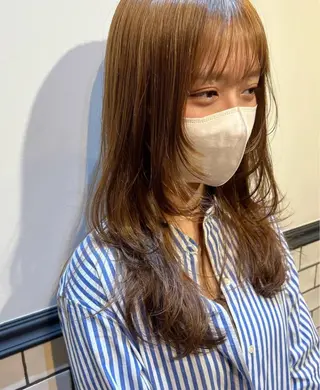 ロング 韓国レイヤー/ショー ト/nodokaのヘアスタイル