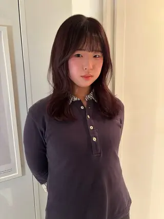 ミディアム カラー riria/ボブ /ブラウンカラー🎀のヘアスタイル