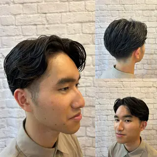 ミディアム 上町理髪店所属・Syunta Sato/佐藤駿太のヘアスタイル