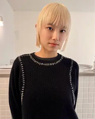 ショート カラー デザイン/レイヤー Kaito🐩/栄のヘアスタイル