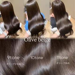 ロング カラー Minori🤎 ナチュラル韓国ヘアのヘアスタイル