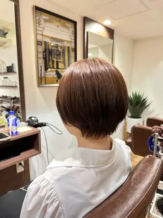 ショート YUZA grow hair 【ユーザ グロウ ヘア】所属・縮毛矯正/似合わせ カット/伊藤はるかのヘアスタイル