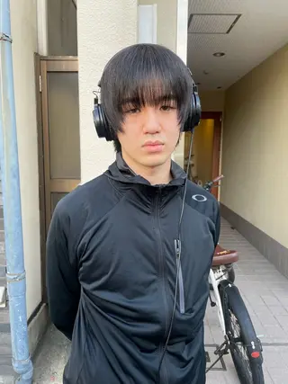 メンズ darts所属・マツダ レンのヘアスタイル