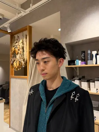 パーマ メンズ anju. レディースカットのヘアスタイル