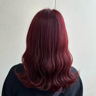 カラー ︎︎🌟韓国艶カラー ︎🌟璃奈 (ﾘﾅ)のヘアスタイル