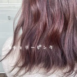 ミディアム カラー ヘアアレンジ HAIRSALONLOOP所属・川上 麻梨阿のヘアスタイル