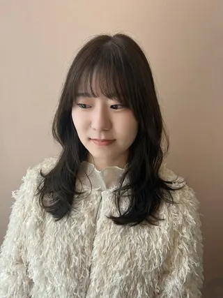 ロング カラー hub hair レイヤー/透明感のヘアスタイル