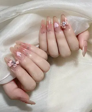 ネイル M🌷nail 長さだし専門店のネイルデザイン