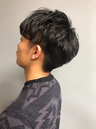 ショート パーマ HEARTS hair's沼田店所属・丹澤 暁のヘアスタイル