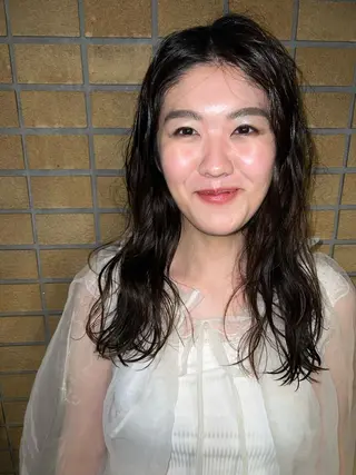 ロング パーマ ROBBY所属・松井美樹/似合わせ ガーリー・韓国のヘアスタイル