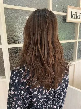 ロング カラー 🌈re-room EIKI🇰🇷のヘアスタイル